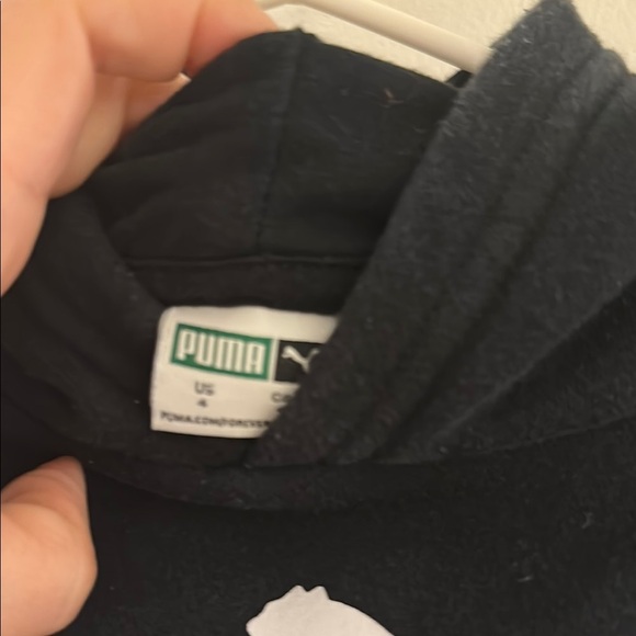 Puma Black Hoodie for Kids - Picture 3 of 5